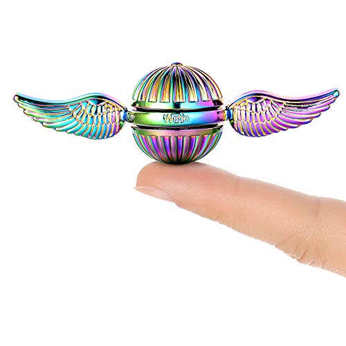MAYBO SPORTS Wiitin Fidget Spinner for Fans of The Medieval Magical Wizardry World, Hand Spinner Low Noise High Speed Focus Toy Made by Metal with Steel Self-Lubricating Bearing, Rainbow Color