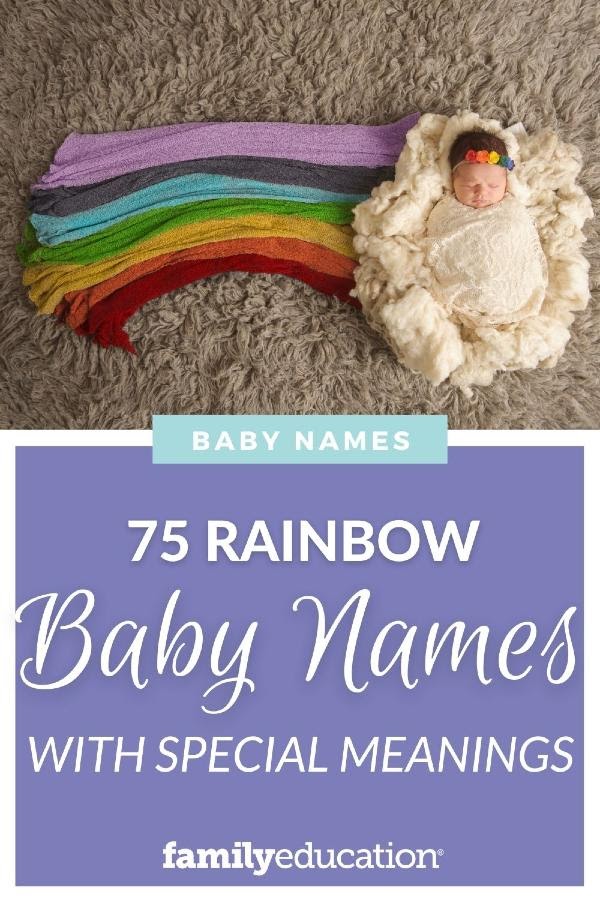 75 Rainbow Baby Names_Pinterest
