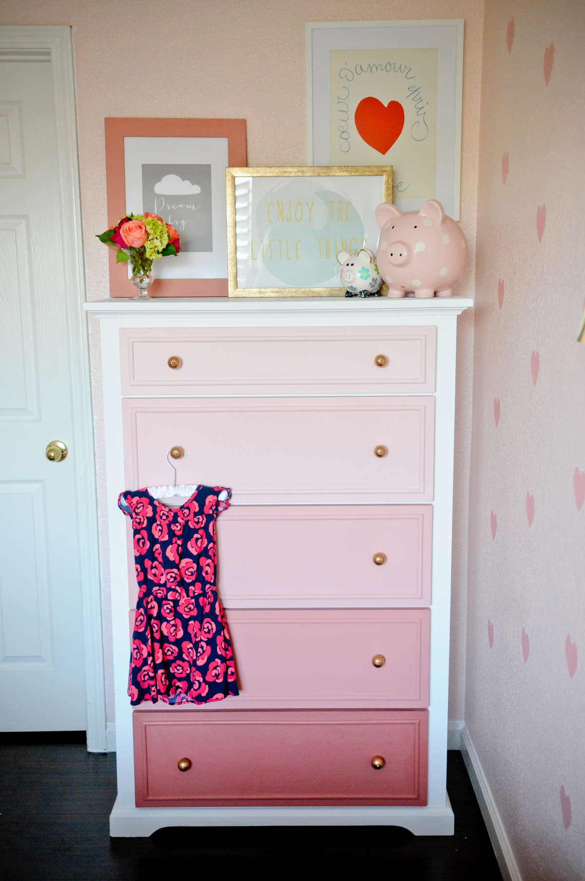 Colorful Ombre Dresser for Kids' Room