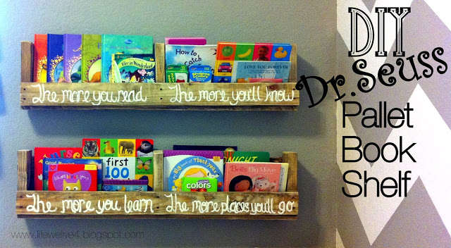 Pallet Book Shelf for Kids' Room