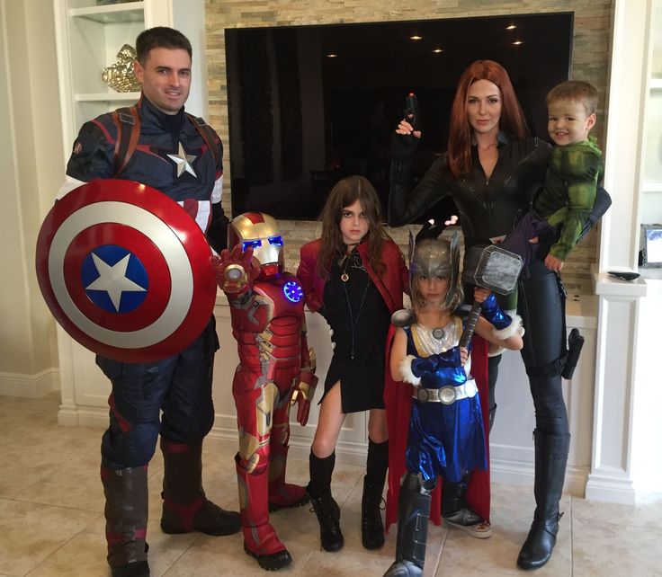 Marvel Superhero Family Group Halloween Costume 2022