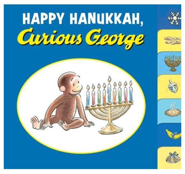 happy hanukkah curious george book