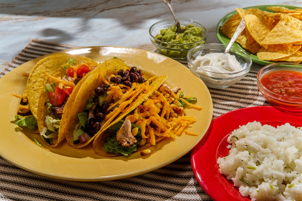 Health tacos; meal plan ideas for postpartum diet