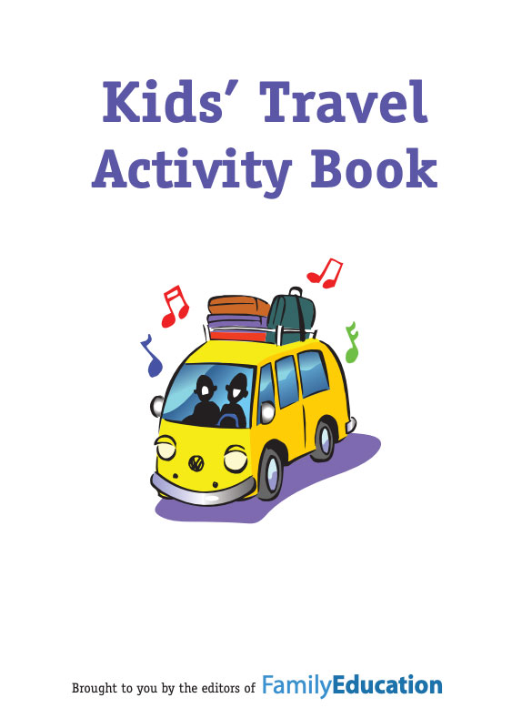 kids travel activity book printable
