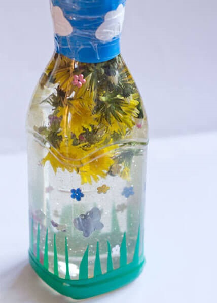 Flower Sensory Bottle Spring Craft