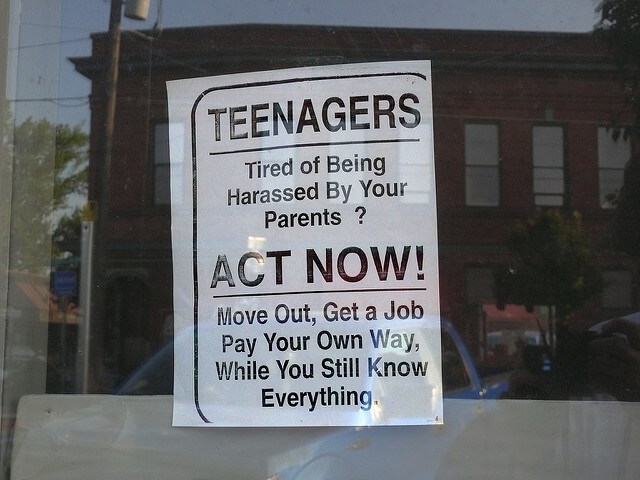 Funny Teen Sign