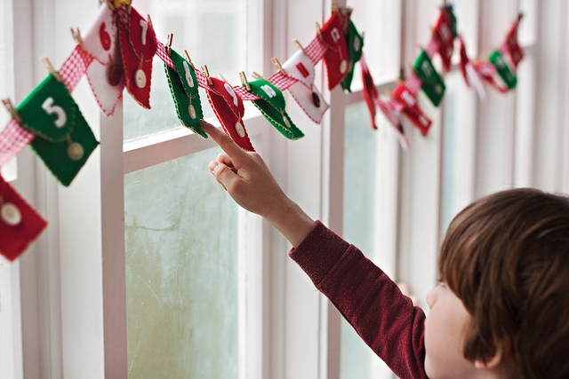 banner style Advent calendar