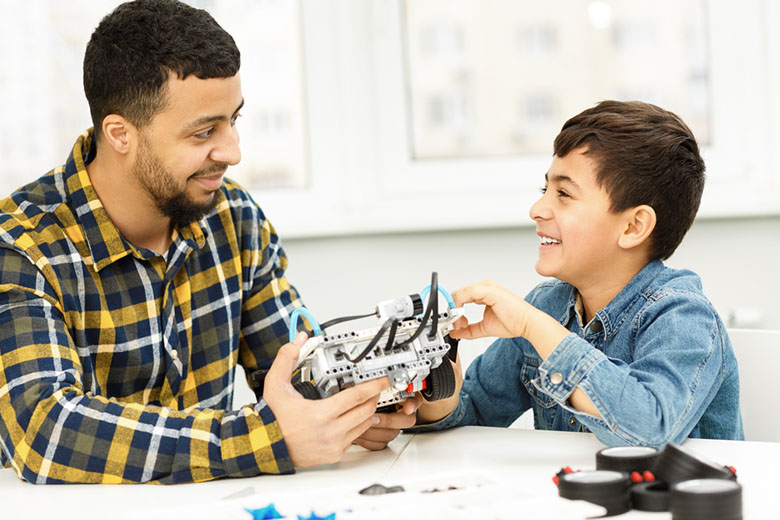 Electronic toys offer dads a chance to connect