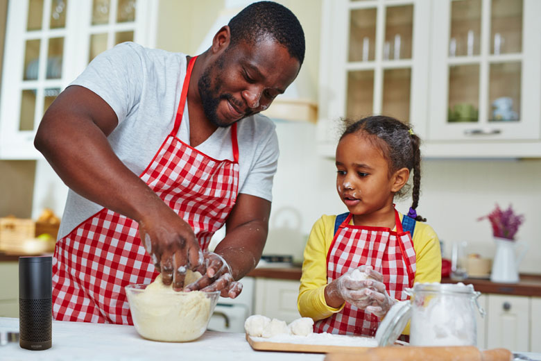 Baking is a great way to connect with kids