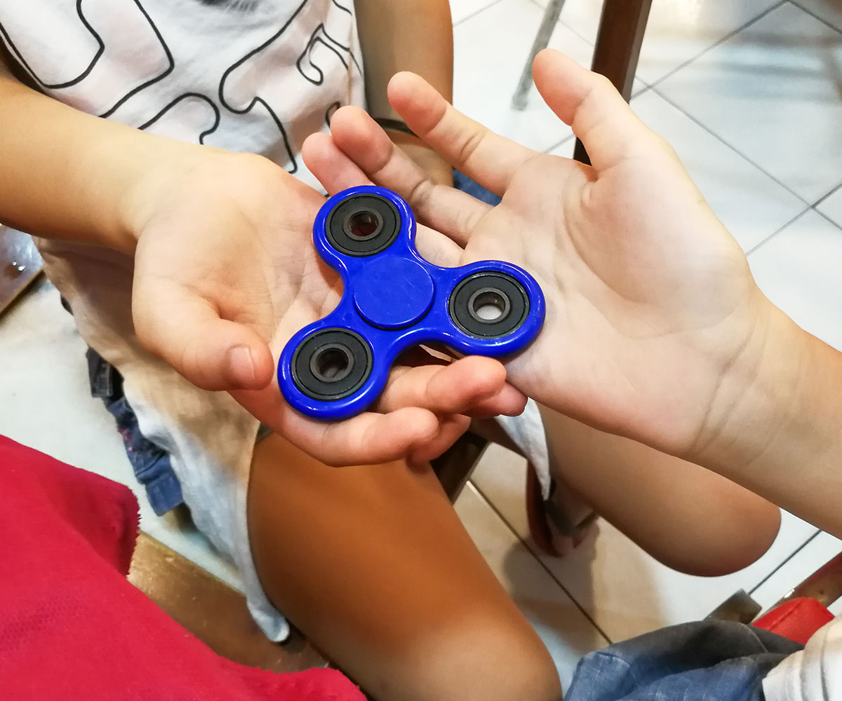 kid named fidget spinner