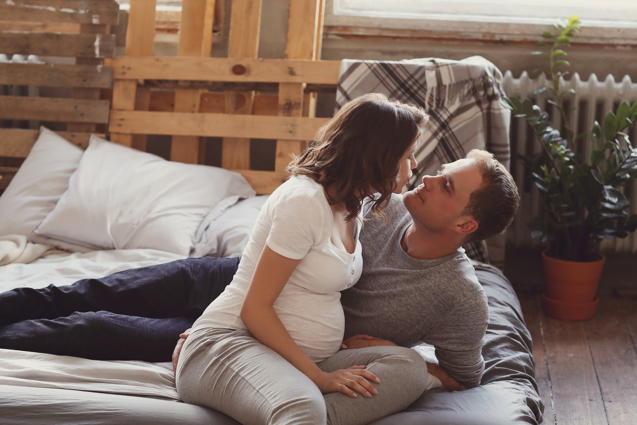 Getty Images/iStockphotoYour Pregnant Partner Feel Sexy