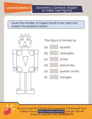 2nd Grade Geometry: Combine 2-D Shapes to Make Composite Figures