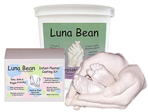 Luna Bean Baby Casting Keepsake Bundle Kit