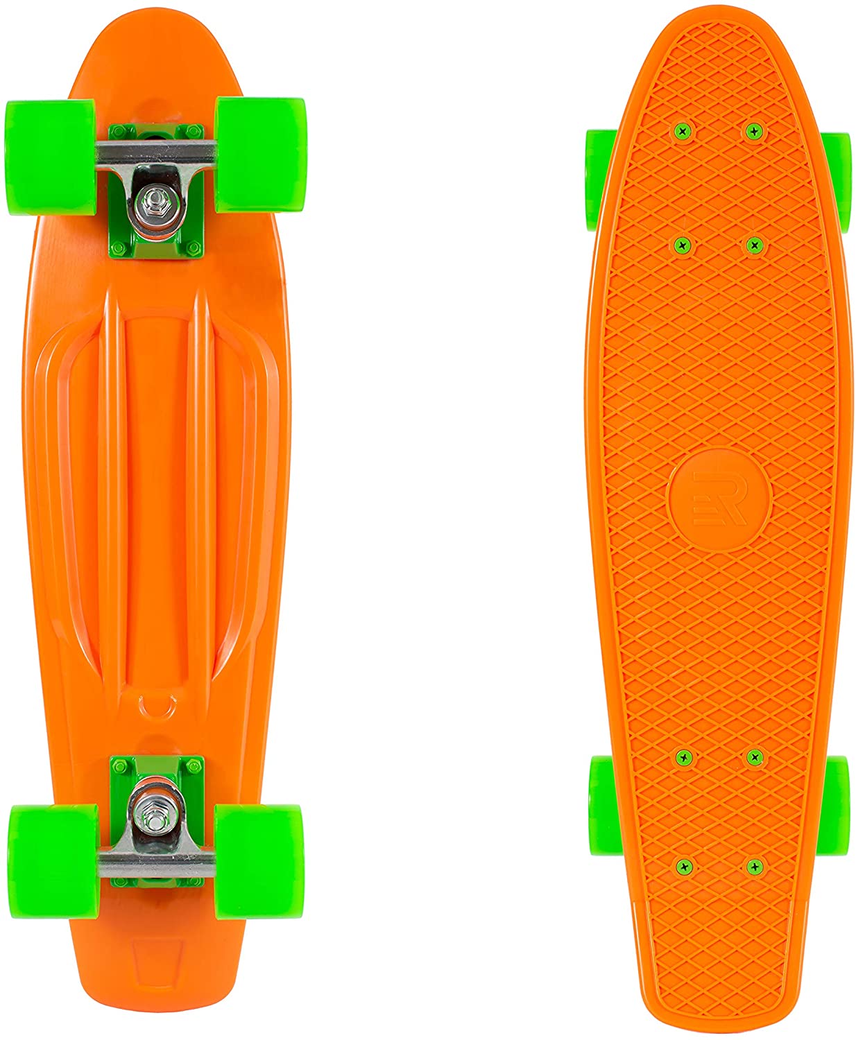 Highly Flexible Plastic Cruiser Board Mini 22 Inch Skateboards with High Rebound PU Wheels for Beginners Kids Teens Complete Skateboards Standard Skateboards 