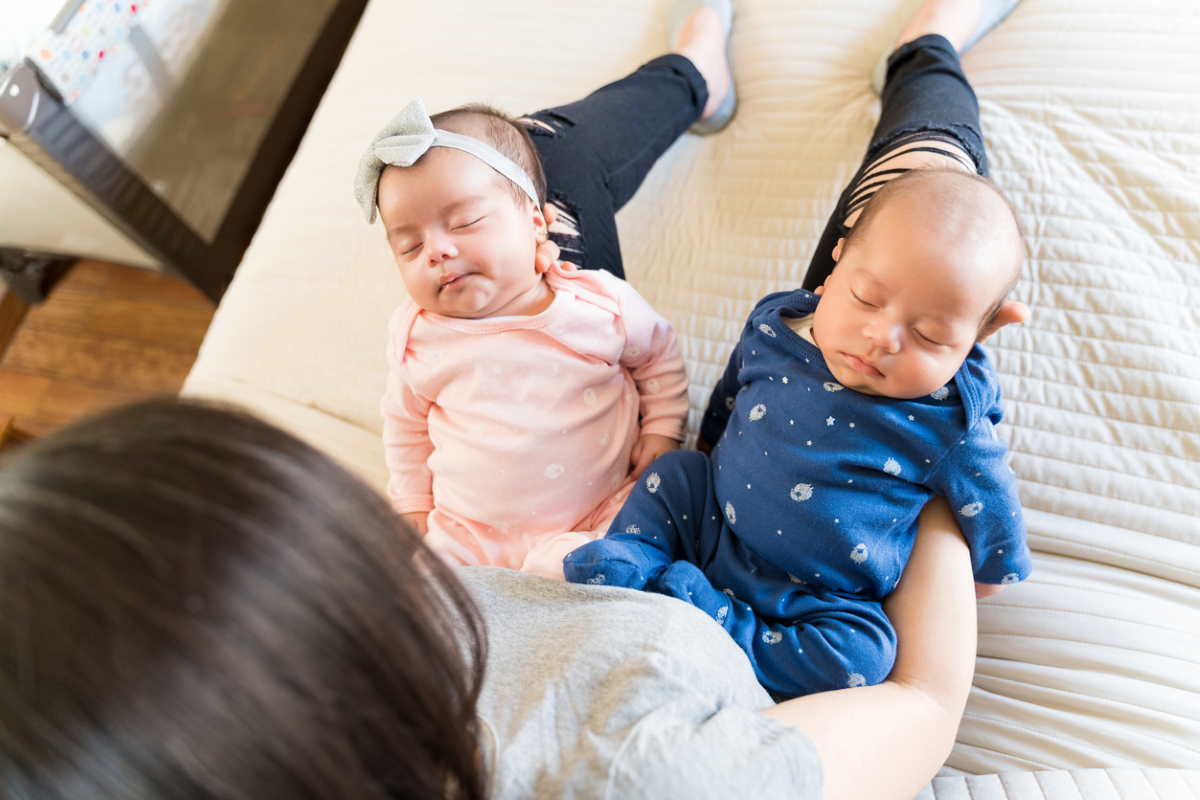 Neutral Twin Baby Gift Basket Hospital Essentials Unisex Twins Baby Gift Hamper 