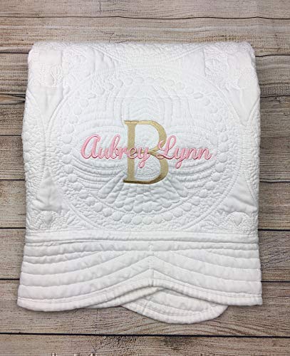 Monogrammed Baby Quilt