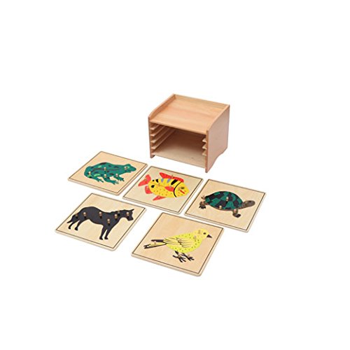 Montessori Animal Puzzle Cabinet
