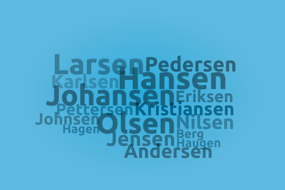 Norwegian last names