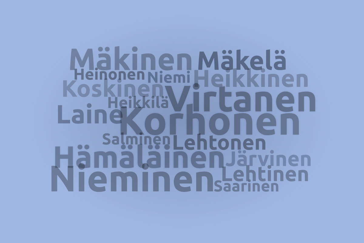Finnish last names