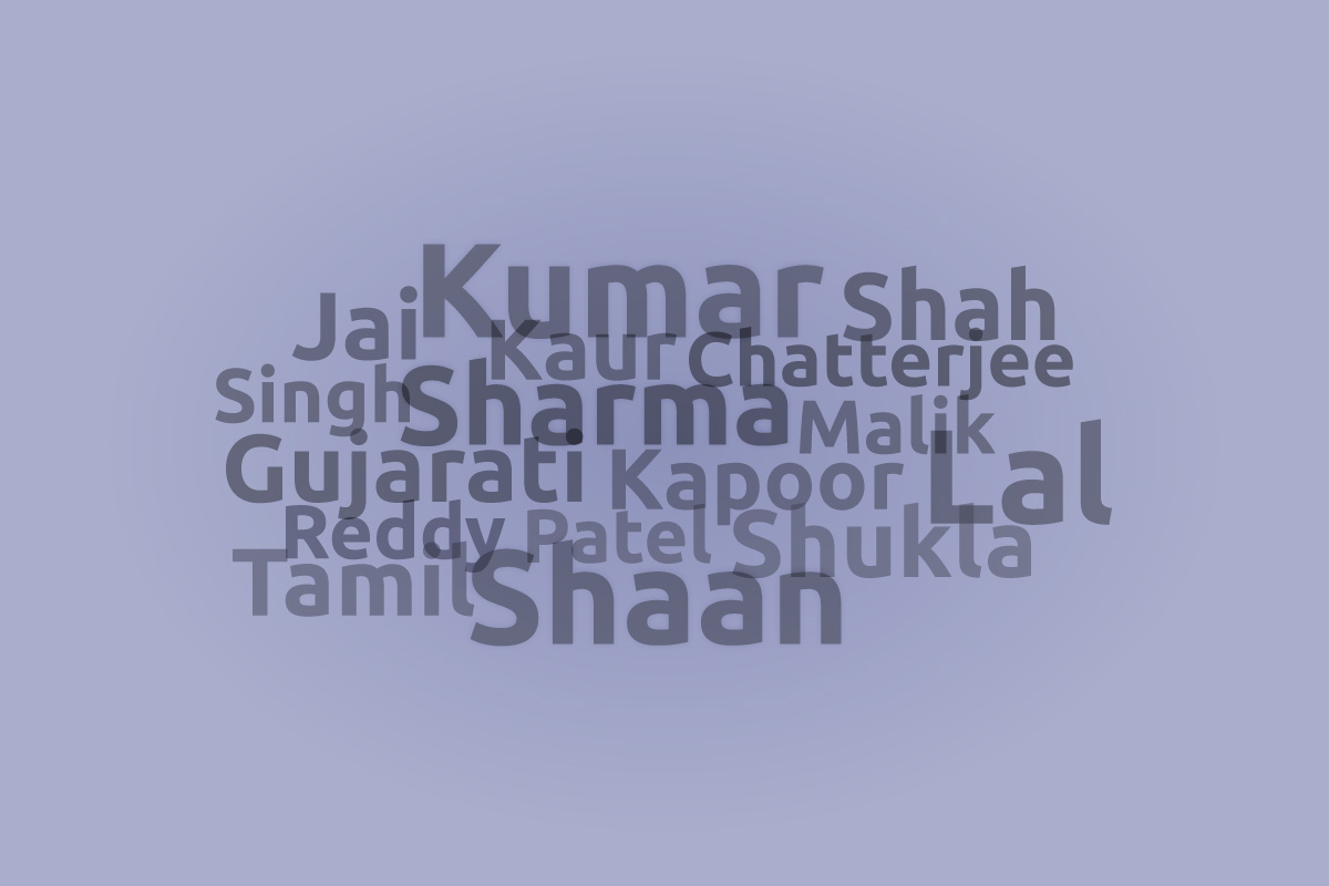 Indian surnames