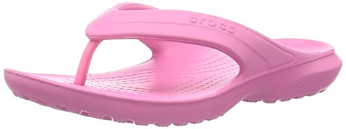 Crocs unisex child Classic Flip Flop, Pink Lemonade, 2 Little Kid US