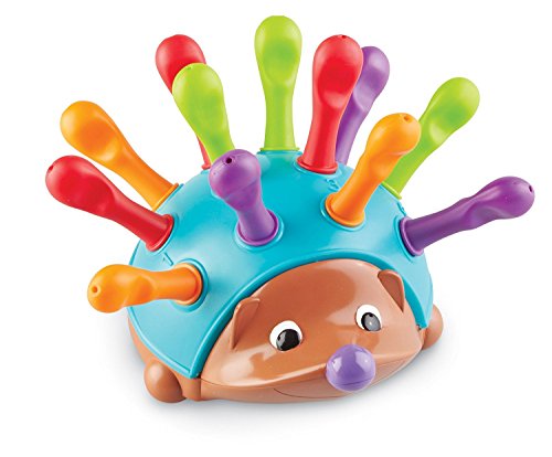 Learning Resources Spike The Fine Motor Hedgehog, Sensory, Fine Motor Toy, Toys for Toddlers, Ages 18 months+