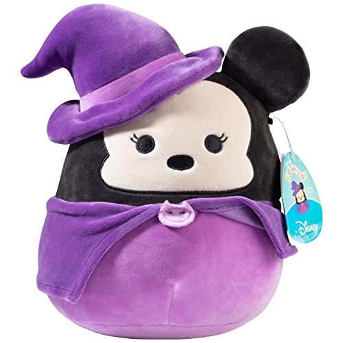 Squishmallows 8" Minnie Mouse Witch - Official Kellytoy Disney Halloween Plush - Cute and Soft Stuffed Animal Toy - Great Gift for Kids