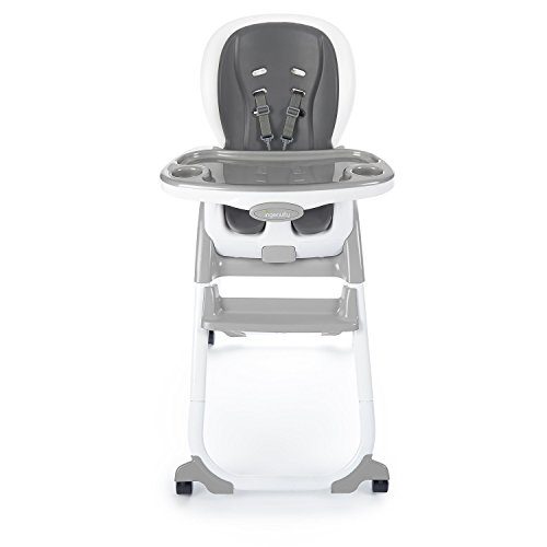 Ingenuity SmartClean Trio Elite 3-in-1 Convertible Baby High Chair, Toddler Chair, and Dining Booster Seat - Slate
