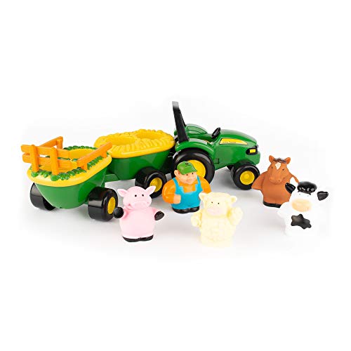 TOMY John Deere Animal Sounds Hayride Preschool Toy