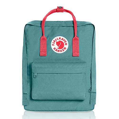 Fjallraven, Kanken Classic Backpack for Everyday, Frost Green/Peach Pink