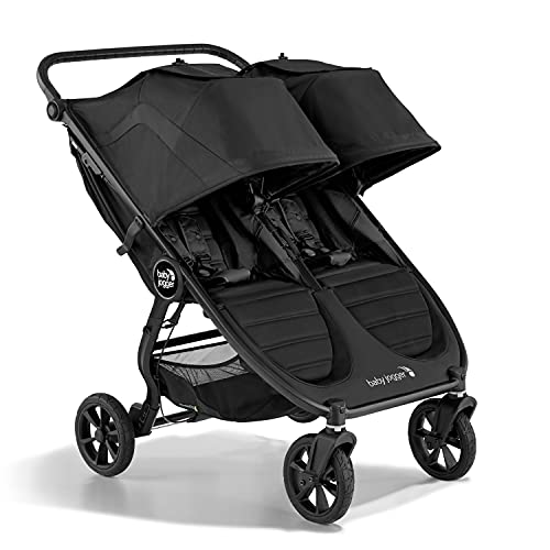 Baby Jogger City Mini GT2 All-Terrain Double Stroller, Jet , 40.7x29.25x42.25 Inch (Pack of 1)