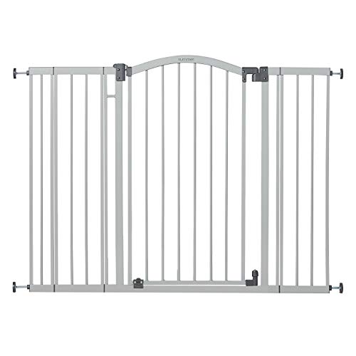 Summer Infant Extra Tall & Extra Wide Safety Gate, 29.5 - 53 Inch Wide & 38" Tall, for Doorways & Stairways, with Auto-Close & Hold-Open, Grey