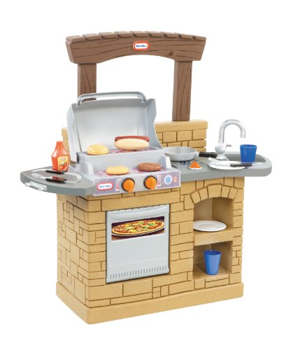 Little Tikes Cook 'n Play Outdoor BBQ , Brown