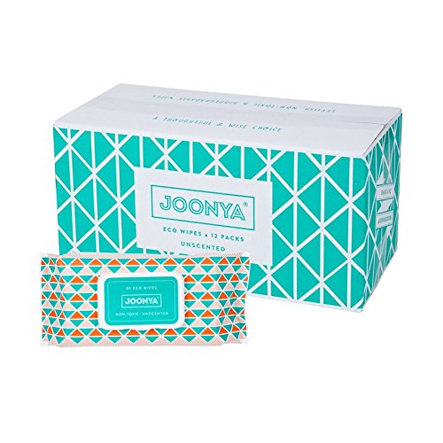 Joonya Baby Wipes - Non-Toxic, Earth-Friendly Baby Wipes for Calm, Healthy Skin - 100% Natural Baby Wipes - Fragrance Free Baby Wipes - Bulk Baby Wipes - 12 Packs of 80 Diaper Wipes (960)