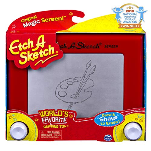 Etch A Sketch, Classic Red Drawing Retro Toy with Magic Screen, for Ages 3 and Up
