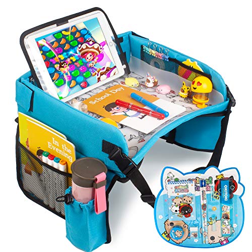 Creative Kids Travel Fun Desk  Portable Car Seat Tray Organizer Drawing Set 