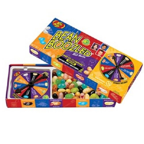Jelly Belly BeanBoozled Spinner Game and 4 Refill Boxes 1.6 Ounces each - (Pack of 5)