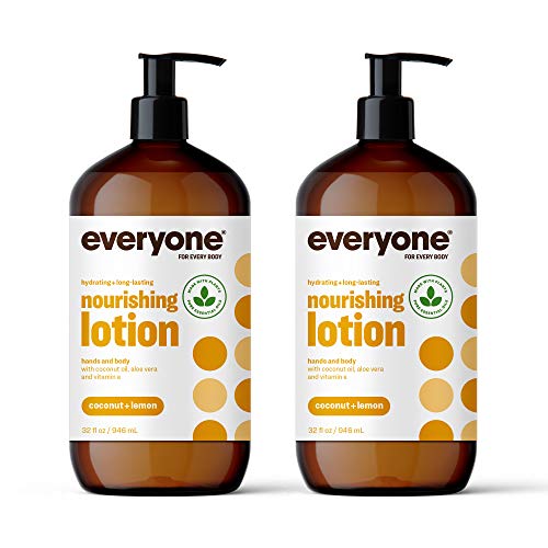Everyone Lotion: Coconut and Lemon, 32 Ounce, 2 Count- Packaging May Vary