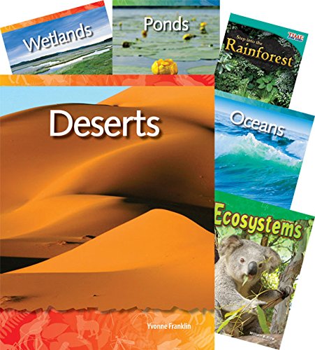 Teacher Created Materials - Classroom Library Collections: Biomes and Habitats - 10 Book Set - Grades 2-3 - Guided Reading Level K - P