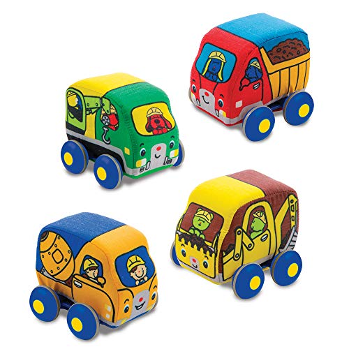 D DOLITY 6 Pack Assorted Mini Pull Back Construction Car Toys for Easter Eggs Filler 