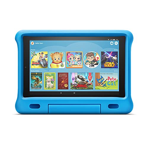 Fire HD 10 Kids Edition Tablet – 10.1” 1080p full HD display, 32 GB, Blue Kid-Proof Case