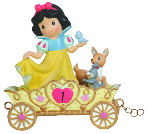 Precious Moments, Disney Showcase Collection, May Your Birthday Be The Fairest Of Them All, Age 1, Disney Birthday Parade, Resin Figurine, 104403