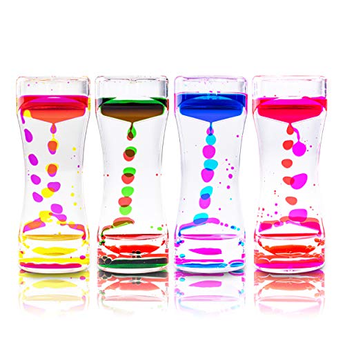 Super Z Outlet Liquid Motion Bubbler for Sensory Play, Fidget Toy, Children Activity, Desk Top, Assorted Colors (1 Piece)