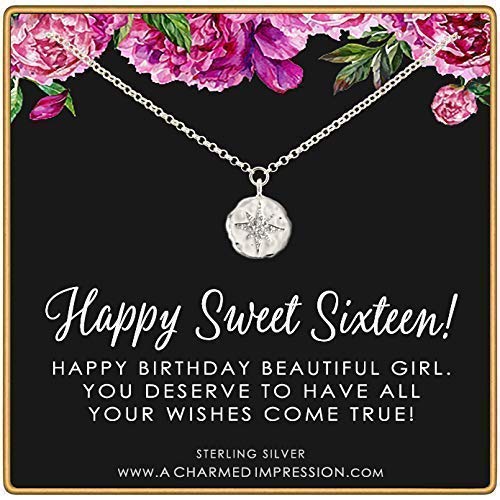 gift for daughter sister sweet 16 gift 16th birthday gift for her 16th birthday necklace 16 birthday personalized gift for her 16th