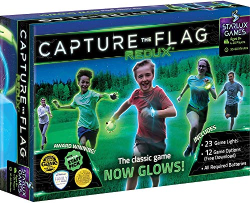 Capture the Flag REDUX: The Original Glow-in-The-Dark Outdoor Game for Birthday Parties, Youth Groups and Team Building – a Unique Gift for Teen Boys & Girls