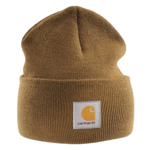 Carhartt - Acrylic Watch Cap - Light brown Branded Beanie Ski hat