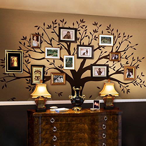 Simple Shapes Family Tree Wall Decal by Simple Shapes (Chestnut Brown, Standard Size: 107" w x 90" h)