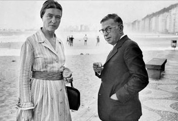 Simone de Beauvoir and Jean-Paul Sartre