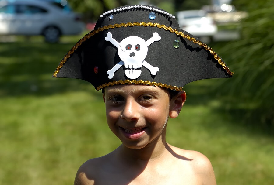 Boy in Pirate Hat