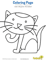 Cat Coloring Page